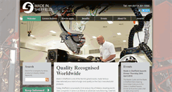 Desktop Screenshot of madeinsheffield.org